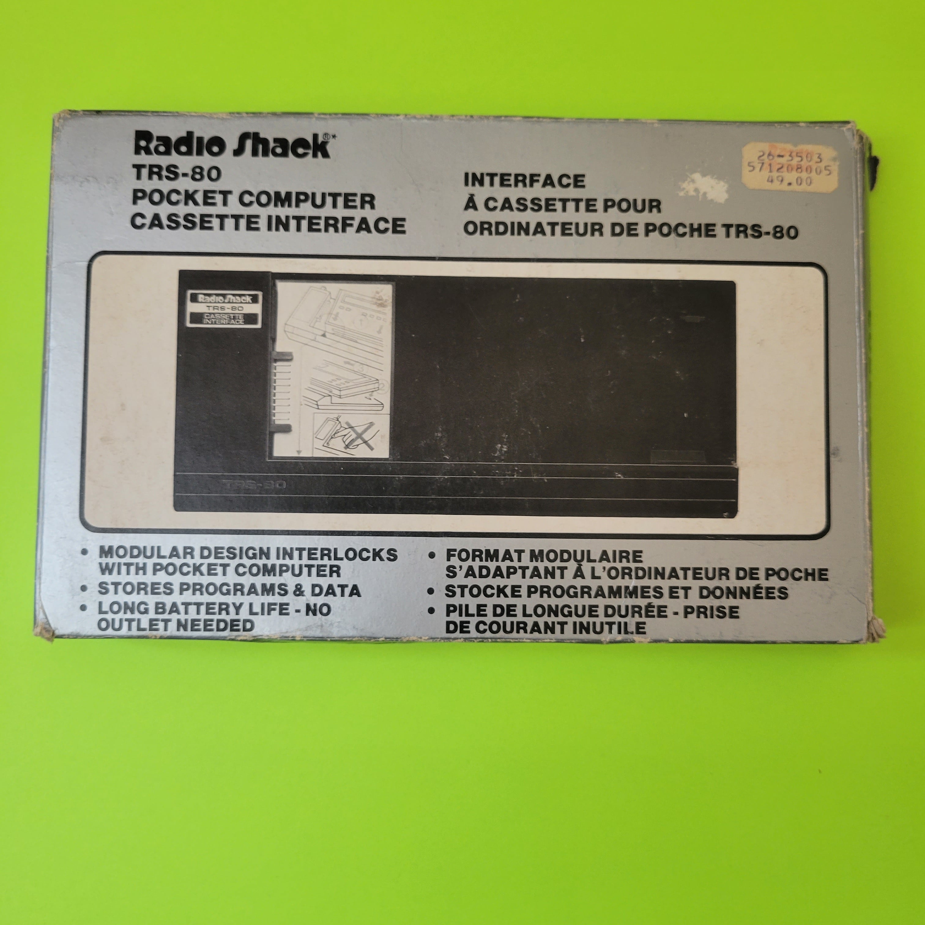 an image of a Radio Shack TRS-80 PC-1 cassette interface box